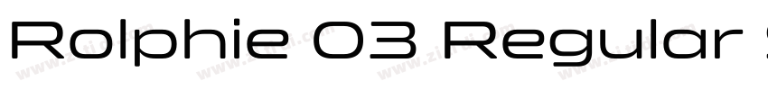 Rolphie 03 Regular S字体转换